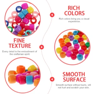 500 Pcs Premium Material Beads Bracelet for Crafts